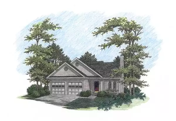 image of small modern house plan 6291